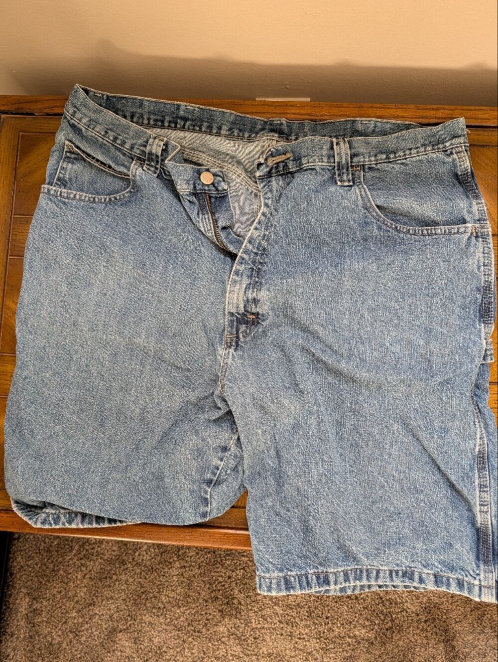 Wrangler Light Blue Denim Men’s Shorts